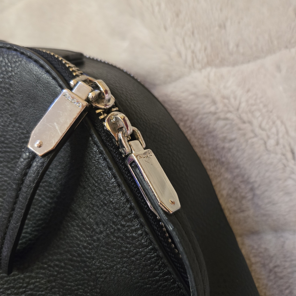 Aldo Black Textured Backpack - Picture 6 of 6